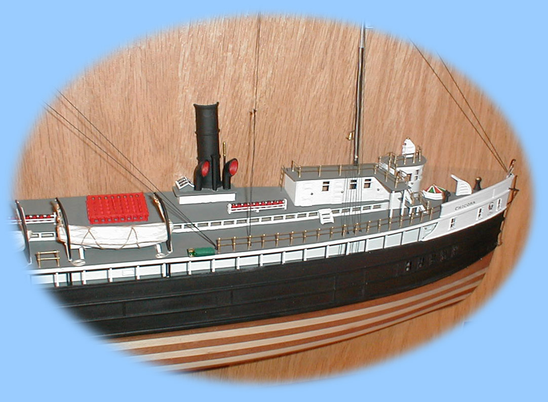 Detail view of the model