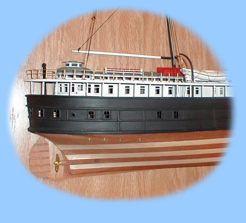 Stern of the model