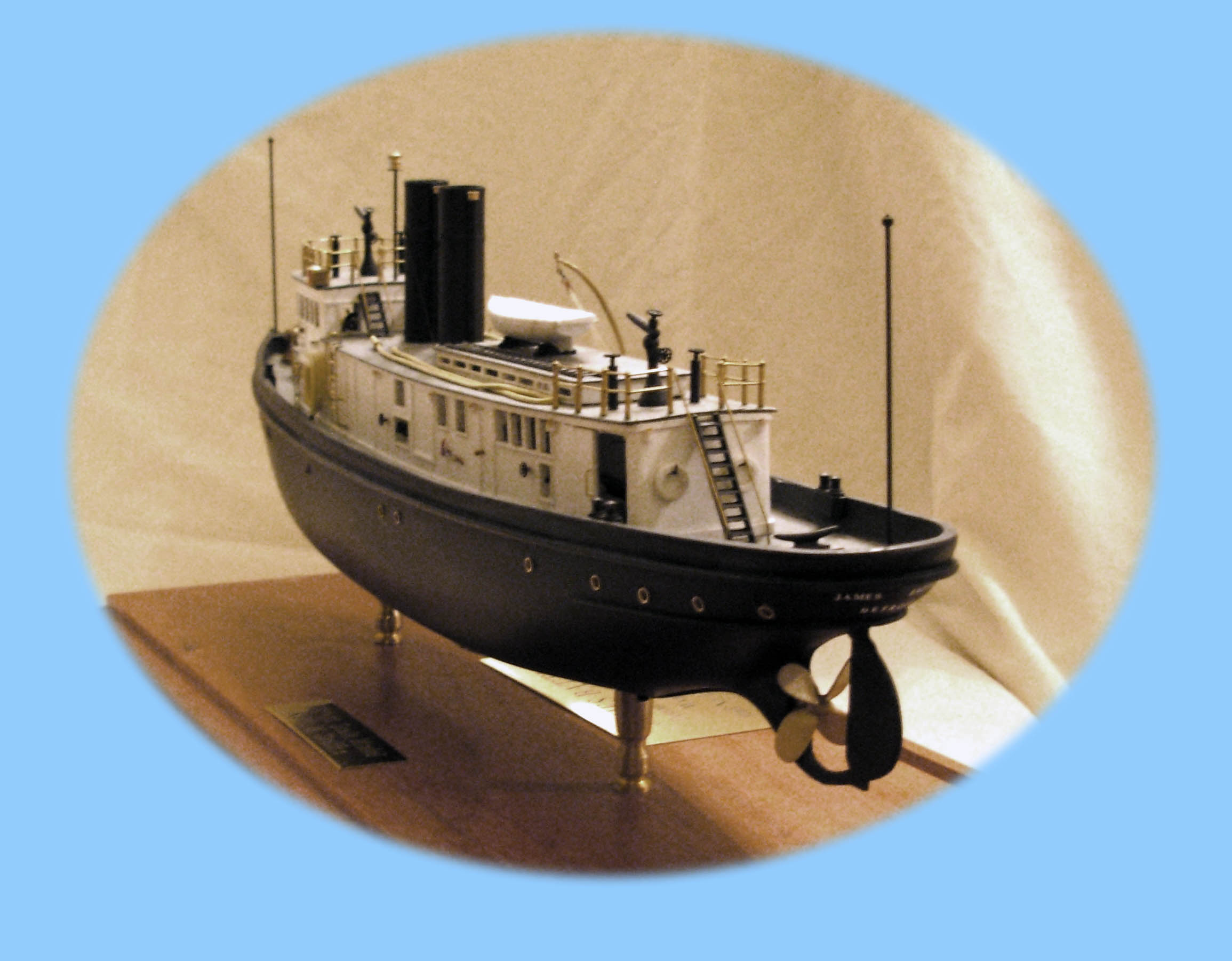 Stern of the model