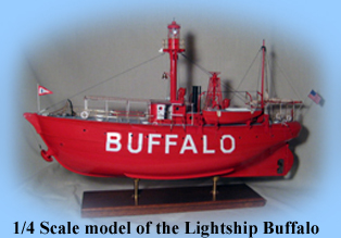 1/4 scale model of the Lightship Buffalo