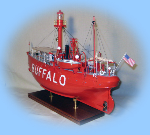 1/4 scale stern of the Lightship Buffalo