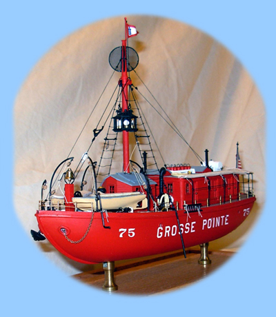 Light ship vessel number 75 as the Grosse Point