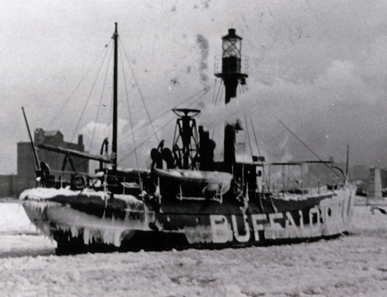Light ship vessel number 98 stationed at Buffalo