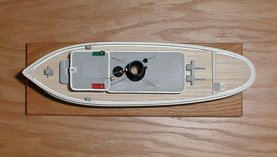 Detail view of the model