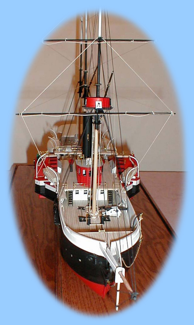 Bow of the model